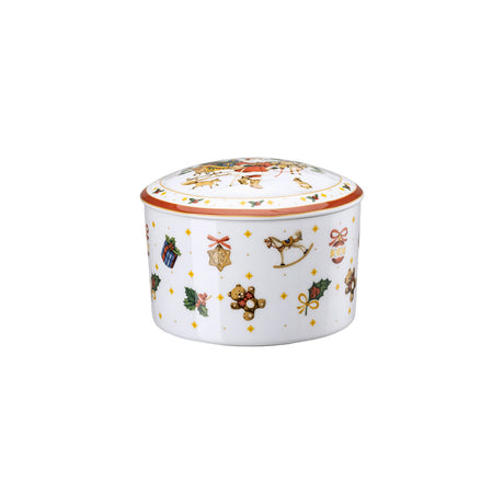 HUTSCHENREUTHER Happy Christmas Scatola Natalizia Contenitore 17cm