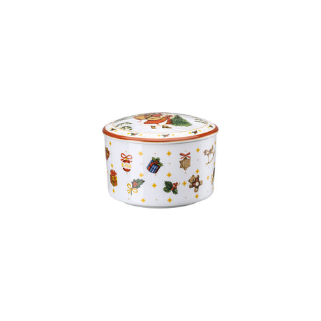 HUTSCHENREUTHER Happy Christmas Scatola Natalizia Contenitore 14cm