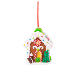 BIANCHI DINO - Decorazione Natalizia LED Casetta c/ Caramelle Addobbo Albero di Natale 9,5 cm