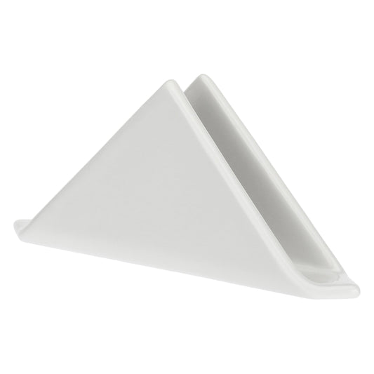 LA PORCELLANA BIANCA - Portatovaglioli Convivio Triangolare 18 cm Porcellana