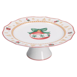 LA PORCELLANA BIANCA Christmas Edition Alzata Piatto Torta 31cm