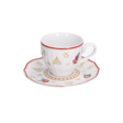 LA PORCELLANA BIANCA Christmas Edition Tazza Caffè Set 6 Pezzi 100ml