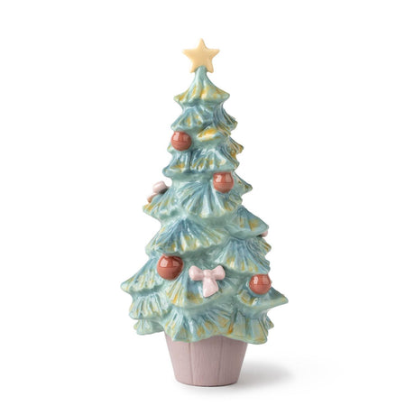 Lladró Figurina Albero di Natale 14x7cm Porcellana