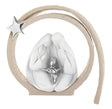 BONGELLI PREZIOSI Natività Sacra Famiglia Presepe Vortice 30cm Nocciola