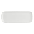 LA PORCELLANA BIANCA Essenziale New Age Piatto Vassoio Rettangolare 30x11cm Bianco Porcellana