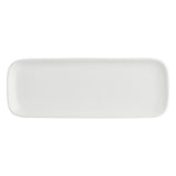 LA PORCELLANA BIANCA Essenziale New Age Piatto Vassoio Rettangolare 30x11cm Bianco Porcellana