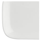 LA PORCELLANA BIANCA Essenziale New Age Piatto Vassoio Rettangolare 30x11cm Bianco Porcellana