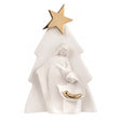 BONGELLI PREZIOSI Natività Sacra Famiglia Presepe Moderno Albero 15cm Oro