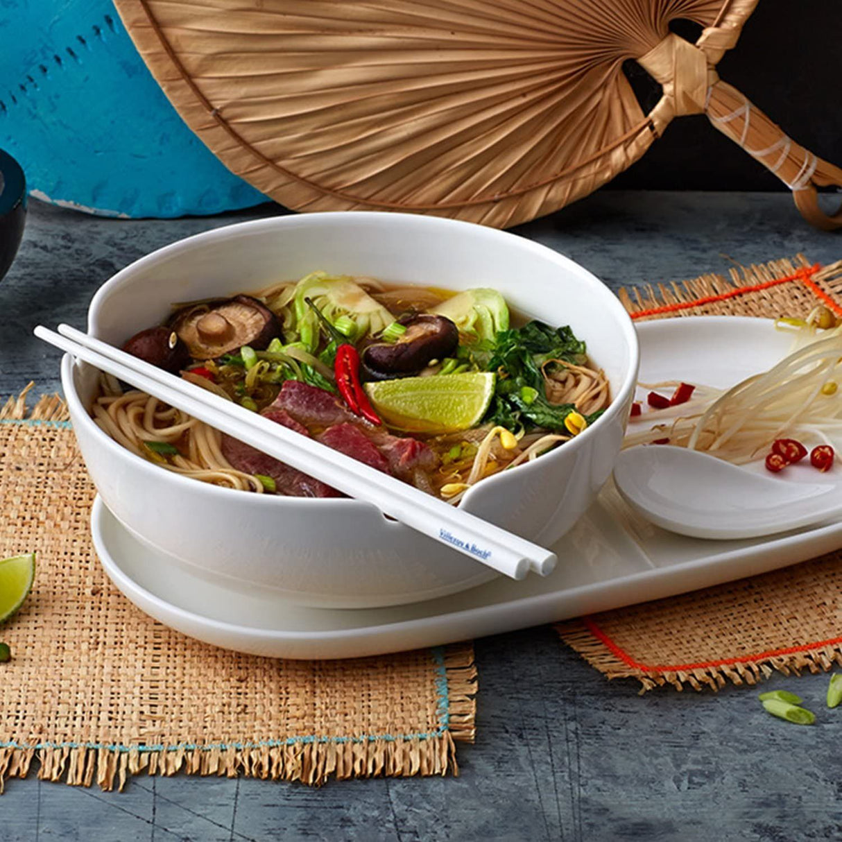 VILLEROY & BOCH Soup Passion Set 2 Bacchette 24cm Porcellana