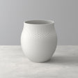 VILLEROY & BOCH - Manufacture Collier Bianco Vaso Carré 16,5x17,5cm Porcellana