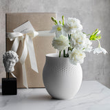 VILLEROY & BOCH - Manufacture Collier Bianco Vaso Carré 16,5x17,5cm Porcellana