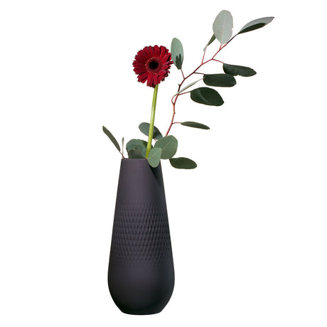 VILLEROY & BOCH Manufacture Collier Nero Vaso Carré 26cm Porcellana