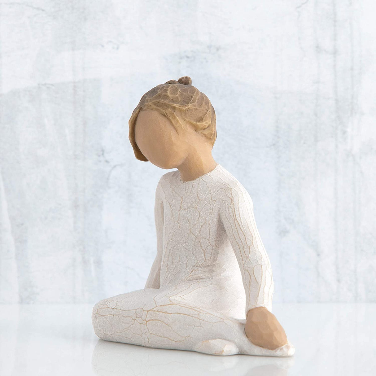 WILLOW TREE Figurina Statuina Bambino Pensieroso Figurina Statuina 8cm Resina