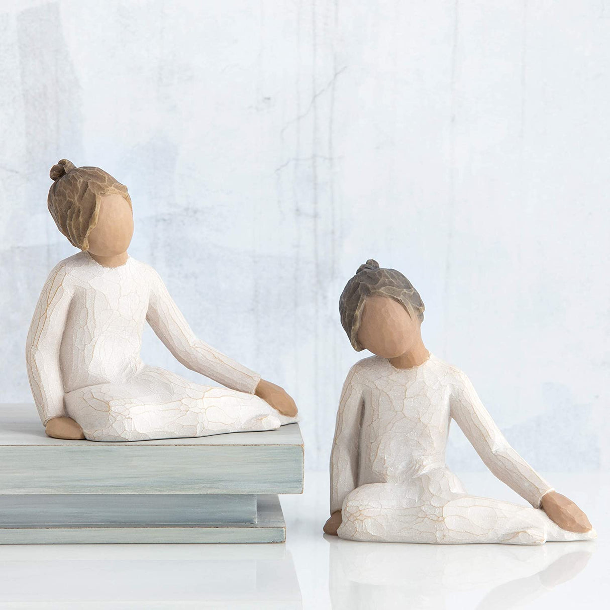 WILLOW TREE Figurina Statuina Bambino Pensieroso Figurina Statuina 8cm Resina