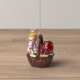 VILLEROY &amp; BOCH Bunny Tales Anna Basket Ornament Pendant 6cm Easter Decoration