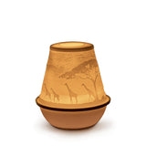 LLADRO' Litofania Savana Africana 11x10cm Porcellana