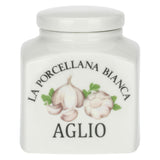 LA PORCELANA BIANCA - Preserve Garlic Deco Container Jar 0.5L