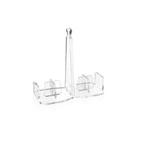 iPLEX - Bon Ton Transparent PMMA Plexiglass Cup Holder 21.5x10cm
