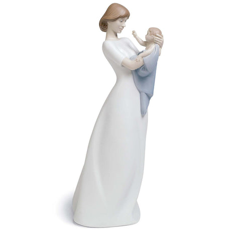 Lladró Figurina Il Tesoro Della Mamma 32x14cm Porcellana