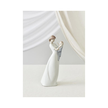 Lladró Figurina Il Tesoro Della Mamma 32x14cm Porcellana