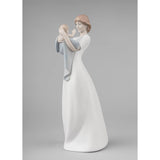 Lladró Figurina Il Tesoro Della Mamma 32x14cm Porcellana