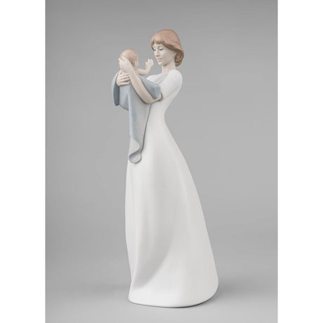 Lladró Figurina Il Tesoro Della Mamma 32x14cm Porcellana
