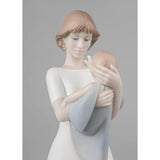 Lladró Figurina Il Tesoro Della Mamma 32x14cm Porcellana