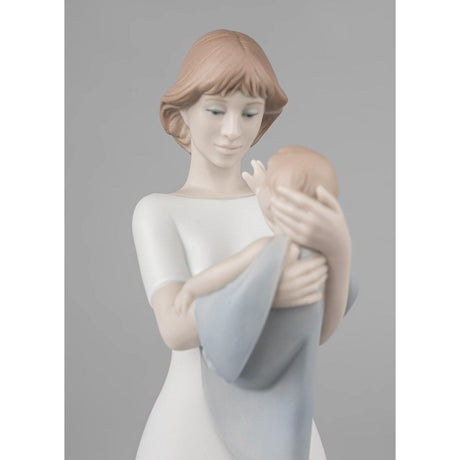 Lladró Figurina Il Tesoro Della Mamma 32x14cm Porcellana