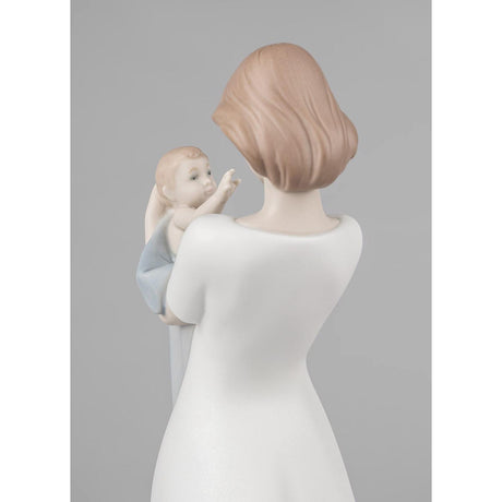Lladró Figurina Il Tesoro Della Mamma 32x14cm Porcellana