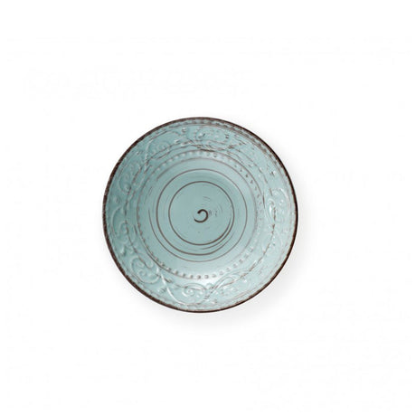 BRANDANI Serendipity Piatto Fondo 20cm Turchese Azzurro Stoneware