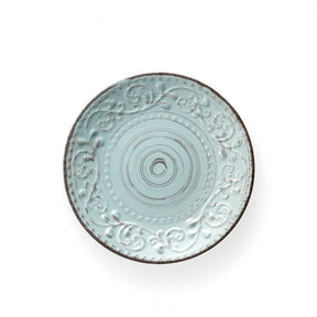 Piatto frutta Serendipity Brandani in stoneware turchese 21 cm