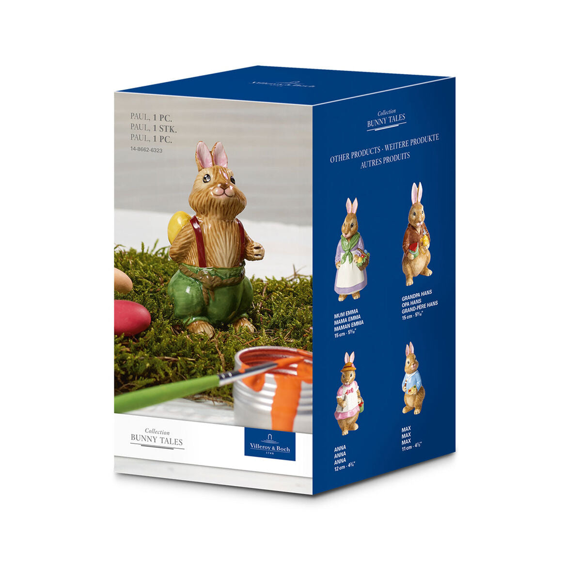VILLEROY & BOCH Bunny Tales Paul Figura Coniglio 8cm Decorazione Pasquale