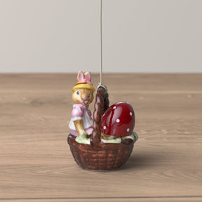 Ornamento coniglietta Anna Villeroy & Boch in porcellana 6 cm