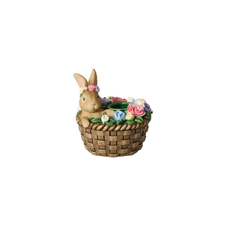 VILLEROY & BOCH Spring Fantasy Accessories Coniglio nel Cestino Portacandela Resina