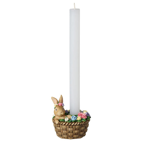 VILLEROY & BOCH Spring Fantasy Accessories Coniglio nel Cestino Portacandela Resina
