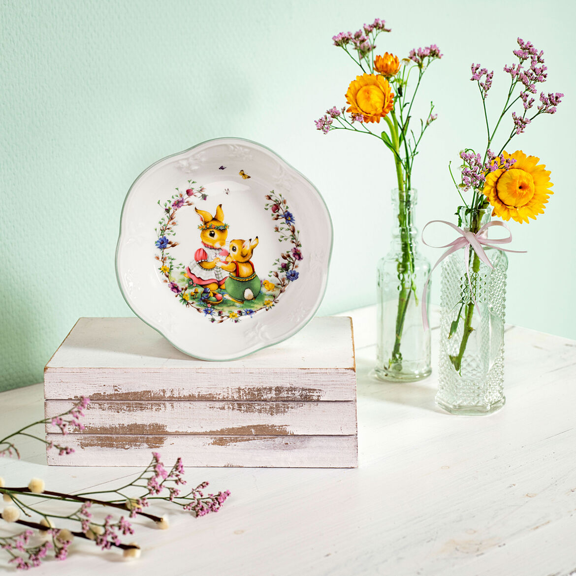 VILLEROY &amp; BOCH Spring Fantasy Anna and Paul Cup Bowl 16cm Easter Table
