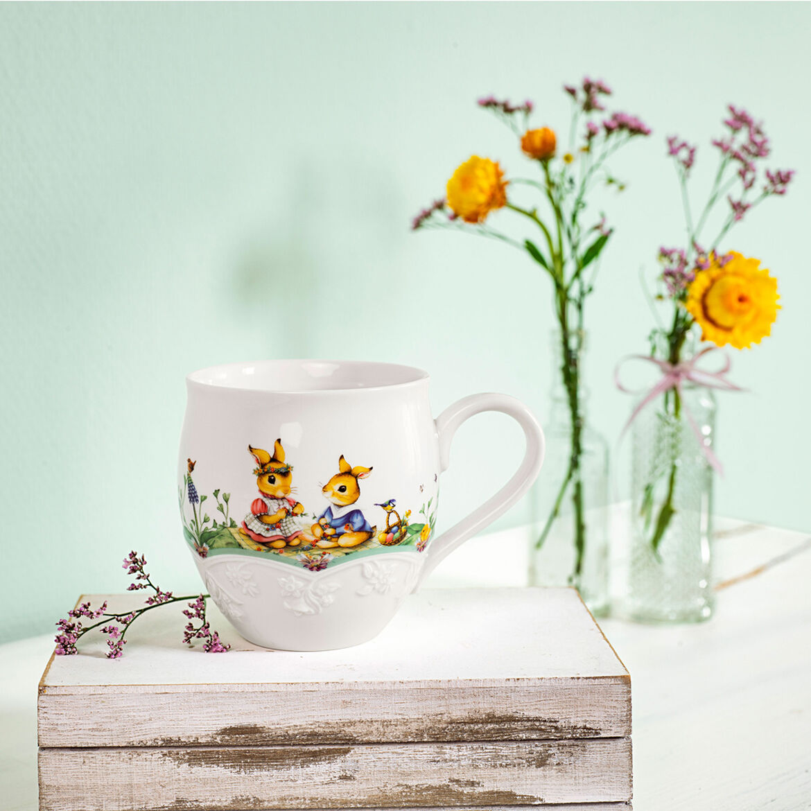 VILLEROY & BOCH Spring Fantasy Tazza Caffè Mug 530ml 10,5cm Tavola di Pasqua