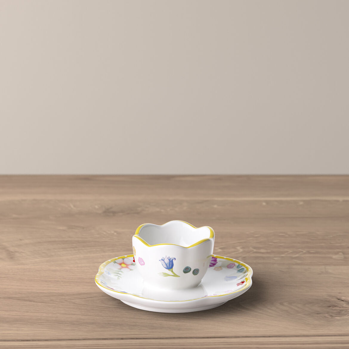 VILLEROY & BOCH Spring Awakening Portauovo con Piattino 30ml 10cm Tavola di Pasqua