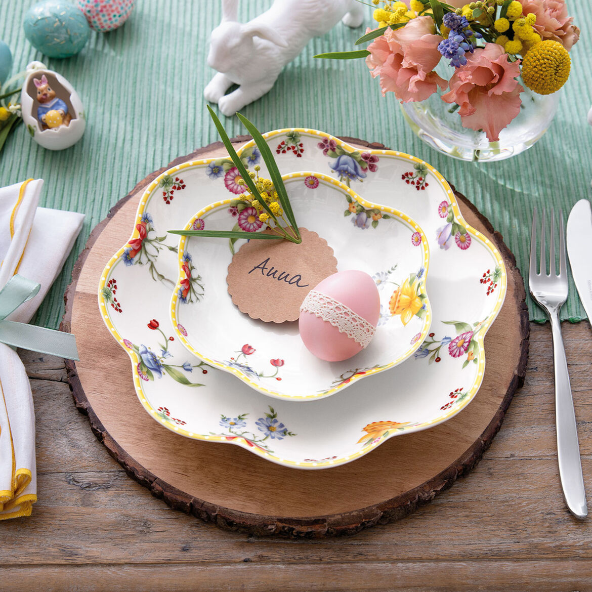 VILLEROY & BOCH Spring Awakening Ciotola Coppa Grande 30cm Tavola di Pasqua