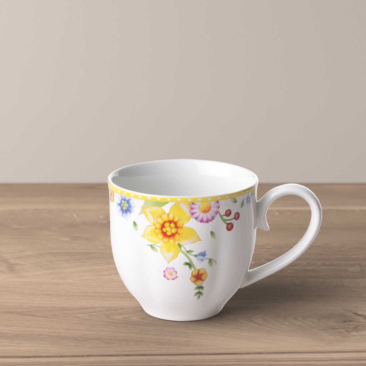 VILLEROY &amp; BOCH Spring Awakening Tazza da Caffè 160ml con Piattino 15cm Tavola di Pasqua