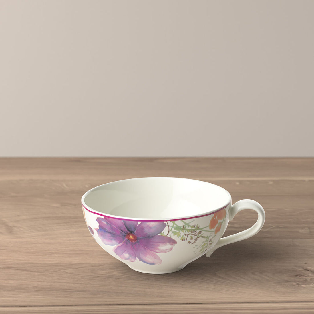 VILLEROY &amp; BOCH Mariefleur Tea Tazza da Tè 240ml con Piattino 16cm Porcellana