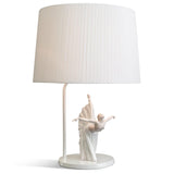 LLADRO' Lampada da Tavolo Giselle Arabesco 57x40cm Porcellana