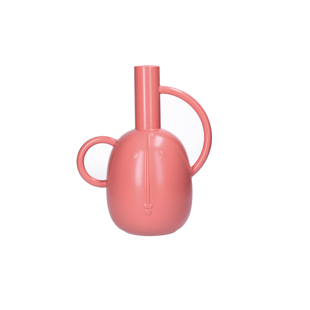 RITUALI DOMESTICI - Pelike Vaso Arancio Ceramica 28cm