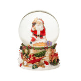 NOEL by Lamart Carillon Globo di Neve con Musica 14,5cm Babbo Natale Poliresina
