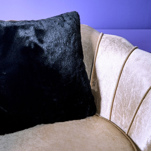 WERNS Poltrona Conchiglia Audrey Champagne 82x75x79cm Velluto