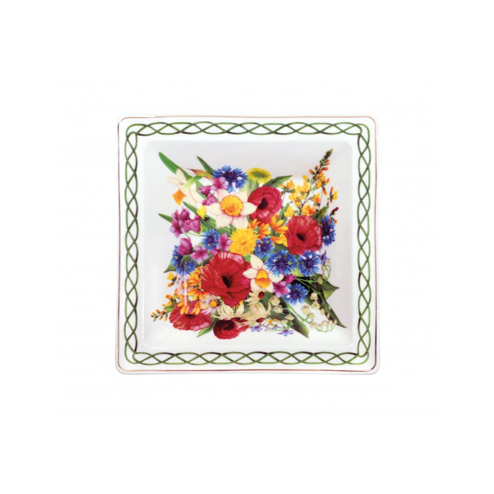 BRANDANI Ciotola Vuotatasche Fiori di Campo 18,5cm Porcellana