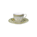 BRANDANI Tazza da Caffè Espresso 50ml Set 2 Pezzi Limoni 250ml Porcellana