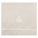 LA PORCELLANA BIANCA Ammanto Striscia Runner 143x45cm Ecrù 100% Cotone