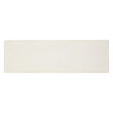 LA PORCELLANA BIANCA Ammanto Striscia Runner 143x45cm Ecrù 100% Cotone