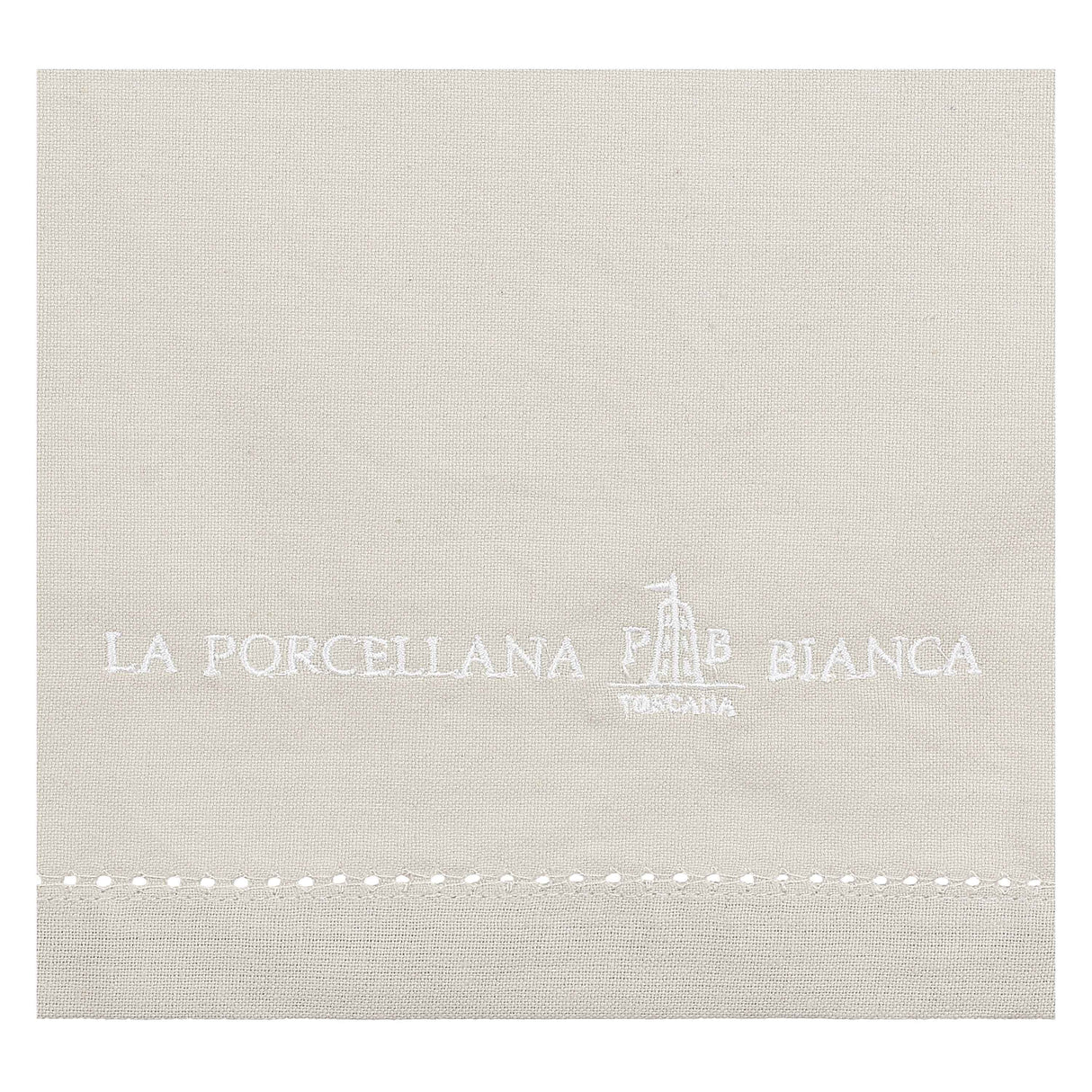 LA PORCELLANA BIANCA Ammanto Tovaglia 140x240cm Ecrù 100% Cotone
